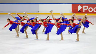 Фигуристки из Владимира представили регион на всероссийских соревнованиях по синхронному катанию «Кубок мечты»