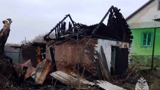 В Скопинском районе чуть не сгорел дом