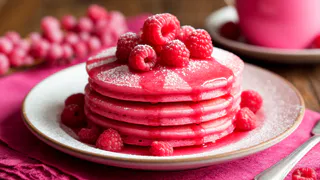 Розовые оладушки — хит Масленицы: рецепт, который я нашла в прошлом году, простой, бюджетный и всегда удивляет гостей и вкусный