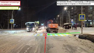 В Коми экскаватор наехал на женщину