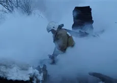 Ночью в Рязанской области загорелся магазин