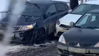 В Рязани у автовокзала 10 марта произошло массовое ДТП