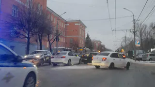 В Рязани на улице Гагарина произошло ДТП