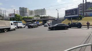 На Московском шоссе из-за ДТП образовалась 1,5-километровая пробка