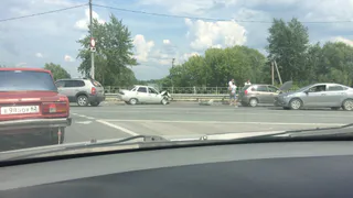 ДТП в Борках - «десятка» протаранила иномарку