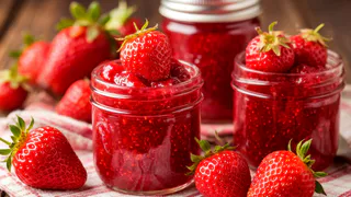 Готовлю "правильное" клубничное варенье: целые ягодки и без долгой расстойки - однажды упростила рецепт, теперь всегда так делаю