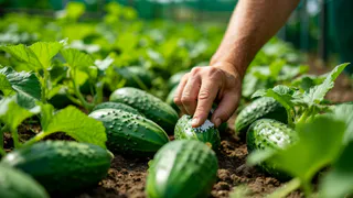 Высыпаю под огуречные завязи то, что выбрасывал уже много лет. Теплица превратилась в зеленые джунгли