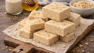 Обожаю домашнюю халву из семечек — всего 2 ингредиента и насыщенный вкус: без лишнего сахара