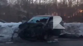 На Южной окружной в Рязани в ДТП с зерновозом и иномаркой пострадали семь человек