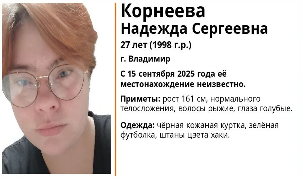 Во Владимире ищут пропавшую в середине сентября 27-летнюю девушку