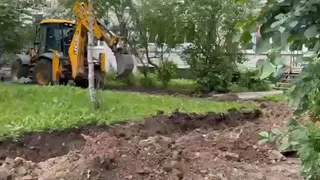 Во Владимире начали благоустройство двора у дома №2 на Суздальском проспекте