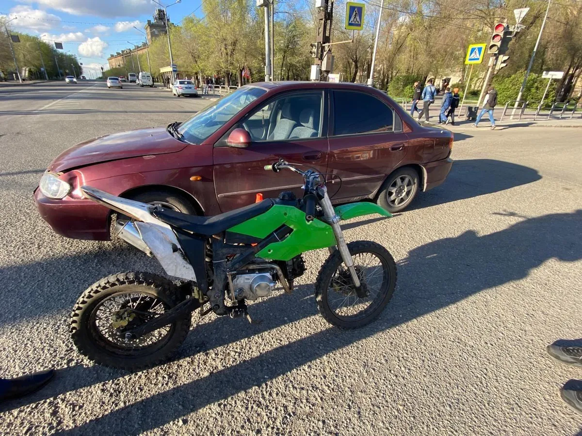 13-летний подросток на питбайке попал в ДТП в Магнитогорске: родителям грозит штраф