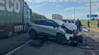 Смертельное ДТП: перед въездом в Канаш погибли люди, в машинах находились дети