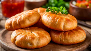 Смешиваю стакан кефира и фарш: на выходе получается море вкуснейших ленивых беляшей