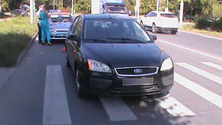 В Рязани водитель иномарки сбил пенсионерку