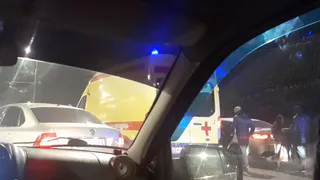 В Рязани недалеко от ТРЦ "Премьер" столкнулись три машины