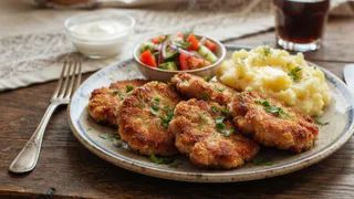 Когда котлеты надоели, готовлю праженки: тоже из фарша, но вкус совсем другой - обалденно вкусно и интересно