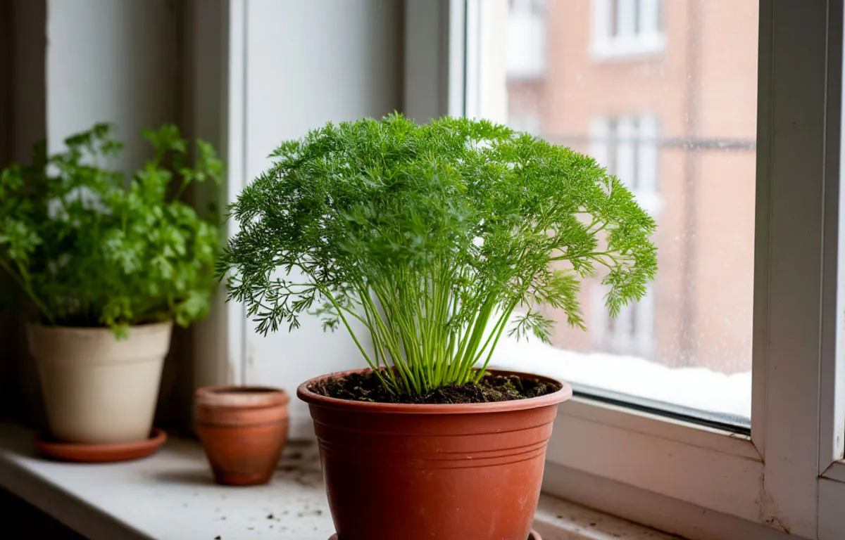 В декабре выращиваю укроп на подоконнике: как получить свежую зелень к Новому году