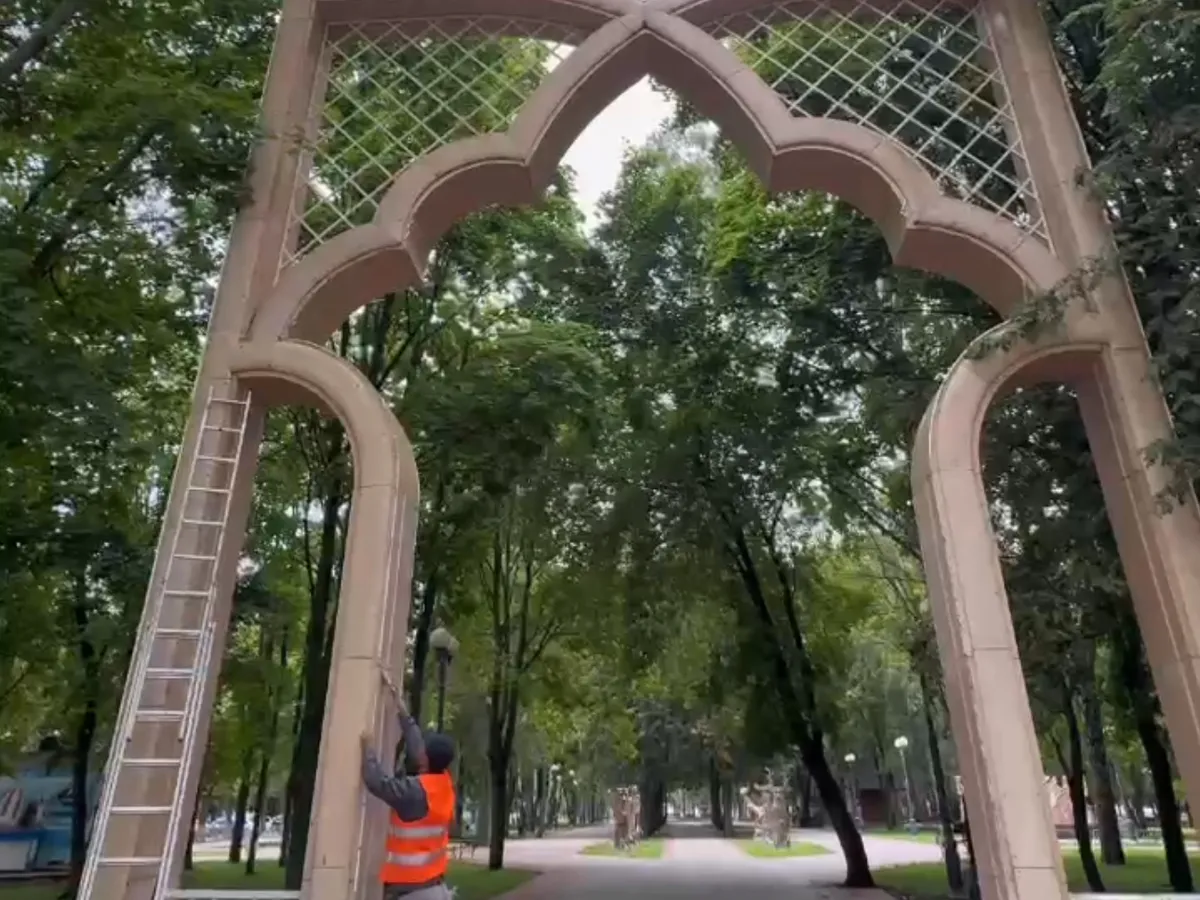 Работы по улучшению парка имени Тукая идут полным ходом
