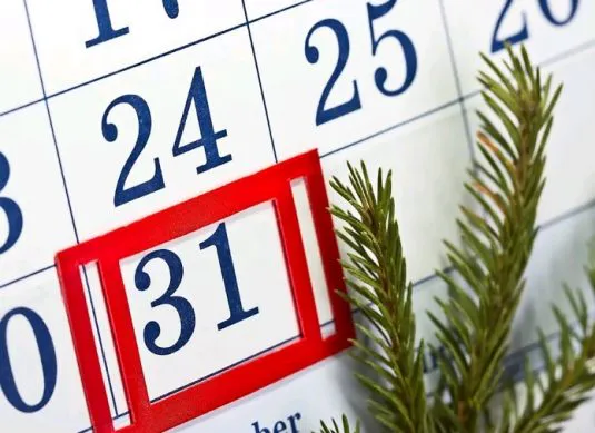 31 декабря – выходной или рабочий день?
