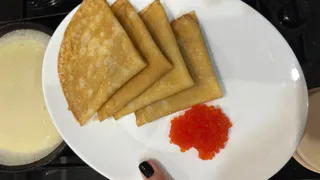 2 ложки в тесто - блины не рвутся и не прилипают к сковородке: идеально на Масленицу 