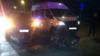 Пьяный скутерист устроил крупное ДТП на улице Литейной в Брянске