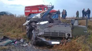 В Сараевском районе КамАЗ опрокинулся в кювет, водитель скончался