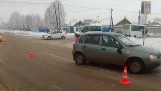 В Сасове водитель Лады Калины сбил двоих девочек