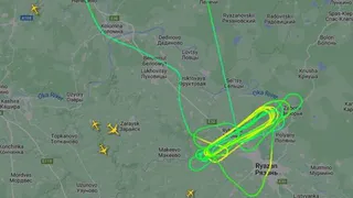 Самолет МЧС ИЛ-76 летал над Рязанской областью почти 2,5 часа