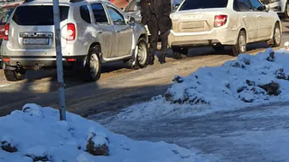 Все стоит: в Канищеве произошло ДТП