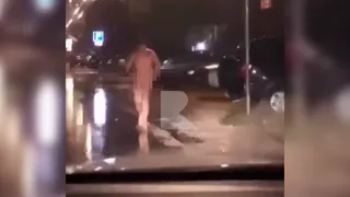 Жители Рязани вновь заметили бегущего по улице голого мужчину