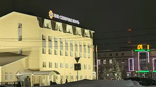 Усинск встречает день морозной дымкой