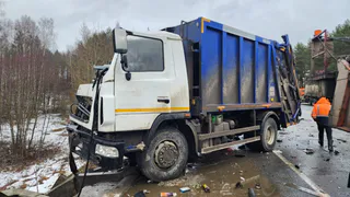 В Камешковском районе произошло смертельное ДТП с двумя грузовиками
