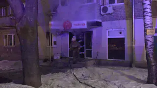 Ночью в Рязани произошел пожар в суши-баре