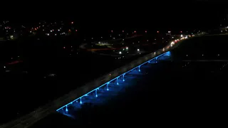 Минстрой Пензы показал, как будет выглядеть подсветка моста 40 лет Октября