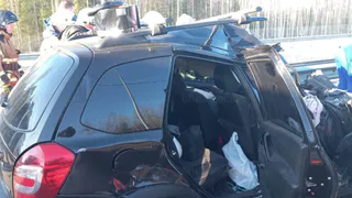 На трассе в Судогодском районе произошло серьёзное ДТП с участием двух автомобилей