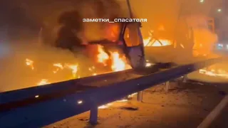 Из-за ДТП на трассе в Ковровском районе загорелось авто