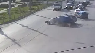 ДТП на Московском шоссе попало на видео