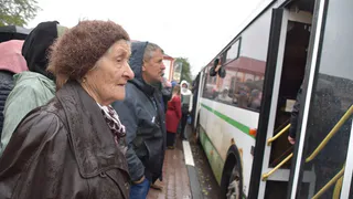 7 автобусов с мобилизованными покинули Михайловский район