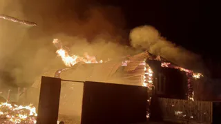 В Гусь-Хрустальном районе потушили пожар площадью 146 квадратных метров