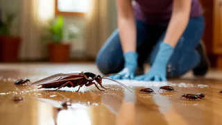 Помыла полы по китайскому методу - тараканы ушли из дома за три часа без вонючей химии