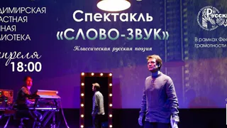 Во Владимирской научной библиотеке покажут музыкально-поэтический спектакль «Слово-Звук»