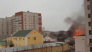 Дым до облаков: в Горроще загорелся частный дом