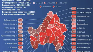 За сутки от коронавируса умерли 18 брянцев