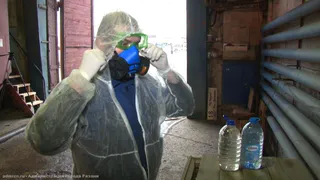 Фотоотчет: в мэрии рассказали, как обрабатывают общественный транспорт