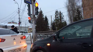 Утреннее ДТП: В центре города столкнулись две иномарки