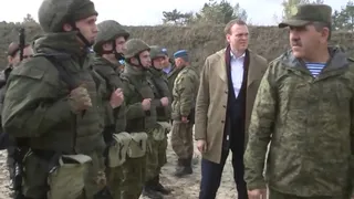 Евкуров проверил подготовку мобилизованных рязанцев