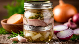 Поставлю на новогодний стол провансальскую сельдь своего засола: пикантные травы и аромат - лучшее подношение для Огненной Лошади