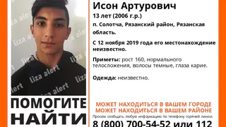 В Солотче активисты ищут пропавшего 13-летнего подростка