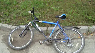 В Рязани столкнулись велосипедист и иномарка. Виноват пьяный велосипедист